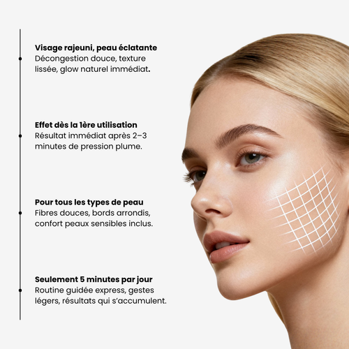 Brosse lymphatique pour le visage éline™